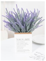 искусственная зелень бархатный букет лаванды, 1 шт. цена и информация | Искусственные цветы | pigu.lt
