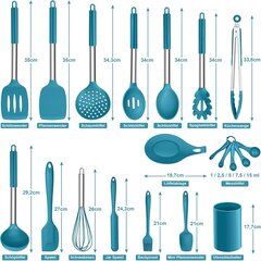 Virtuvės įrankių rinkinys, 20 vnt kaina ir informacija | Virtuvės įrankiai | pigu.lt