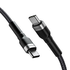 Wozinsky WNBCC1 Кабель USB-C/USB-C PD 65W 1 м - черный цена и информация | Кабели для телефонов | pigu.lt