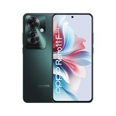 Oppo Reno11 F, 8GB/256GB, Palm Green цена и информация | Мобильные телефоны | pigu.lt