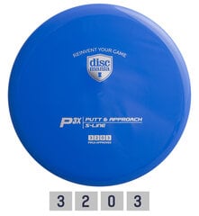 Discgolf DISCMANIA Putter S-LINE P3X blue 3/2/0/3 цена и информация | Диск-гольф | pigu.lt