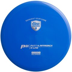 Discgolf DISCMANIA Putter S-LINE P3X blue 3/2/0/3 цена и информация | Диск-гольф | pigu.lt