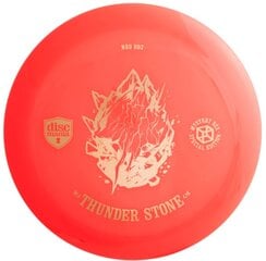 Diskgolfo diskas Distance Driver THUNDER STONE DD3 raudona kaina ir informacija | Diskgolfas | pigu.lt