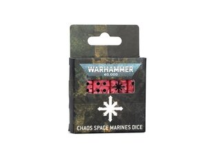 Stalo žaidimo kauliukai Chaos Space Marines Warhammer kaina ir informacija | Stalo žaidimai, galvosūkiai | pigu.lt