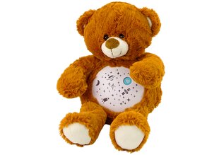 Pliušinis meškiukas miegui su garso ir šviesos efektais Lean Toys kaina ir informacija | Minkšti (pliušiniai) žaislai | pigu.lt