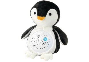 Pliušinis pingvinas miegui su garso ir šviesos efektais Lean Toys kaina ir informacija | Minkšti (pliušiniai) žaislai | pigu.lt