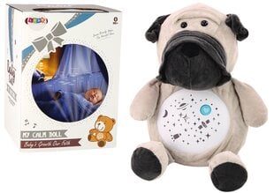 Pliušinis šuniukas miegui su garso ir šviesos efektais Lean Toys kaina ir informacija | Minkšti (pliušiniai) žaislai | pigu.lt
