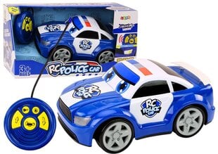 Nuotoliu valdomas automobilis su garso ir šviesos efektais Lean Toys, mėlynas kaina ir informacija | Žaislai berniukams | pigu.lt
