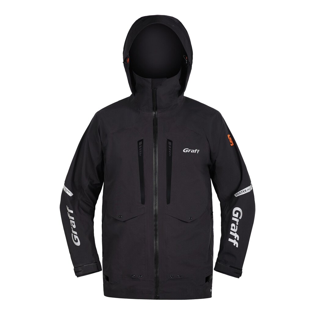 Striukė vyrams Graff Rain Proof 631-B-2, 2XL, juoda kaina ir informacija | Apranga žvejybai ir žvejybiniai batai | pigu.lt