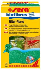 Filtravimo terpė Sera Biofibres Coarse, 40 g kaina ir informacija | Akvariumai ir jų įranga | pigu.lt
