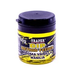 Jauko priedas Traper Dip Method Feeder Vanilla 60g kaina ir informacija | Jaukai | pigu.lt