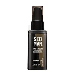 Plaukų ir barzdos aliejus Sebastian Professional Man The Groom, 30 ml kaina ir informacija | Skutimosi priemonės ir kosmetika | pigu.lt