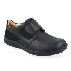 Широкие мужские туфли большого размера Jomos, чёрные цена и информация | Мужские ботинки | pigu.lt