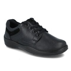 Очень широкие мужские туфли Jomos, чёрные цена и информация | Мужские ботинки | pigu.lt