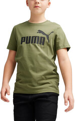 Puma Обувь Ess Logo Tee Khaki 586960 76 586960 76/176 цена и информация | Рубашка для мальчиков | pigu.lt