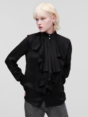 Palaidinė moterims Karl Lagerfeld 230W1606, juoda kaina ir informacija | Palaidinės, marškiniai moterims | pigu.lt