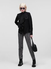 Palaidinė moterims Karl Lagerfeld 230W1606, juoda kaina ir informacija | Palaidinės, marškiniai moterims | pigu.lt