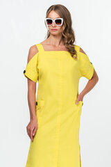 Suknelė moterims Loriata 2537, geltona kaina ir informacija | Suknelės | pigu.lt