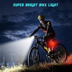 Priekinis žibintas LED Modux, juodas kaina ir informacija | Žibintai ir atšvaitai dviračiams | pigu.lt