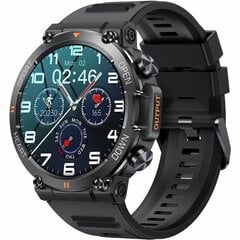 Gravity GT7-1 Pro Black цена и информация | Смарт-часы (smartwatch) | pigu.lt