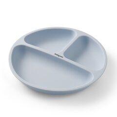 Силиконовая тарелка на присоске BabyOno 1482/01, синяя, 6+ мес., 1 шт. цена и информация | Детская посуда, контейнеры для молока и еды | pigu.lt