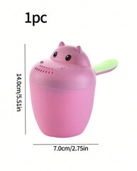 Детский ковш для мытья головы, Electronics LV-2352, розовый, 1 шт цена и информация | Товары для купания | pigu.lt