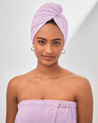 Полотенце банное для сушки волос, Electronics LV-2364, розовое, 1 шт цена и информация | Полотенца | pigu.lt