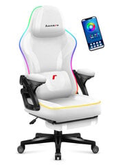 Игровое кресло Huzaro Force 4.6 White Mesh RGB Smart цена и информация | Офисные кресла | pigu.lt