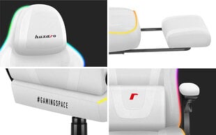 Žaidimų kėdė Huzaro Force 4.6 White Mesh RGB Smart, balta kaina ir informacija | Biuro kėdės | pigu.lt