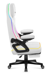 Žaidimų kėdė Huzaro Force 4.6 White Mesh RGB Smart, balta kaina ir informacija | Biuro kėdės | pigu.lt