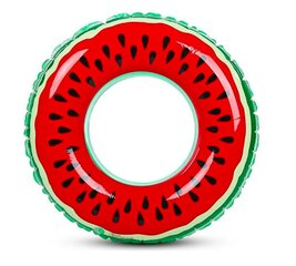 Круг для плавания арбуз, kang lin, красный, 1шт цена и информация | Надувные и пляжные товары | pigu.lt