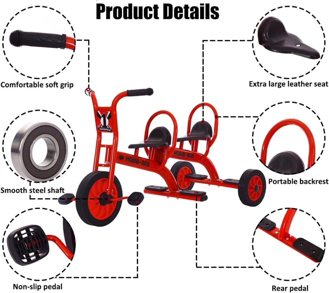 Vaikiškas triratukas Harmony Hill's AT771 kaina ir informacija | Triratukai | pigu.lt
