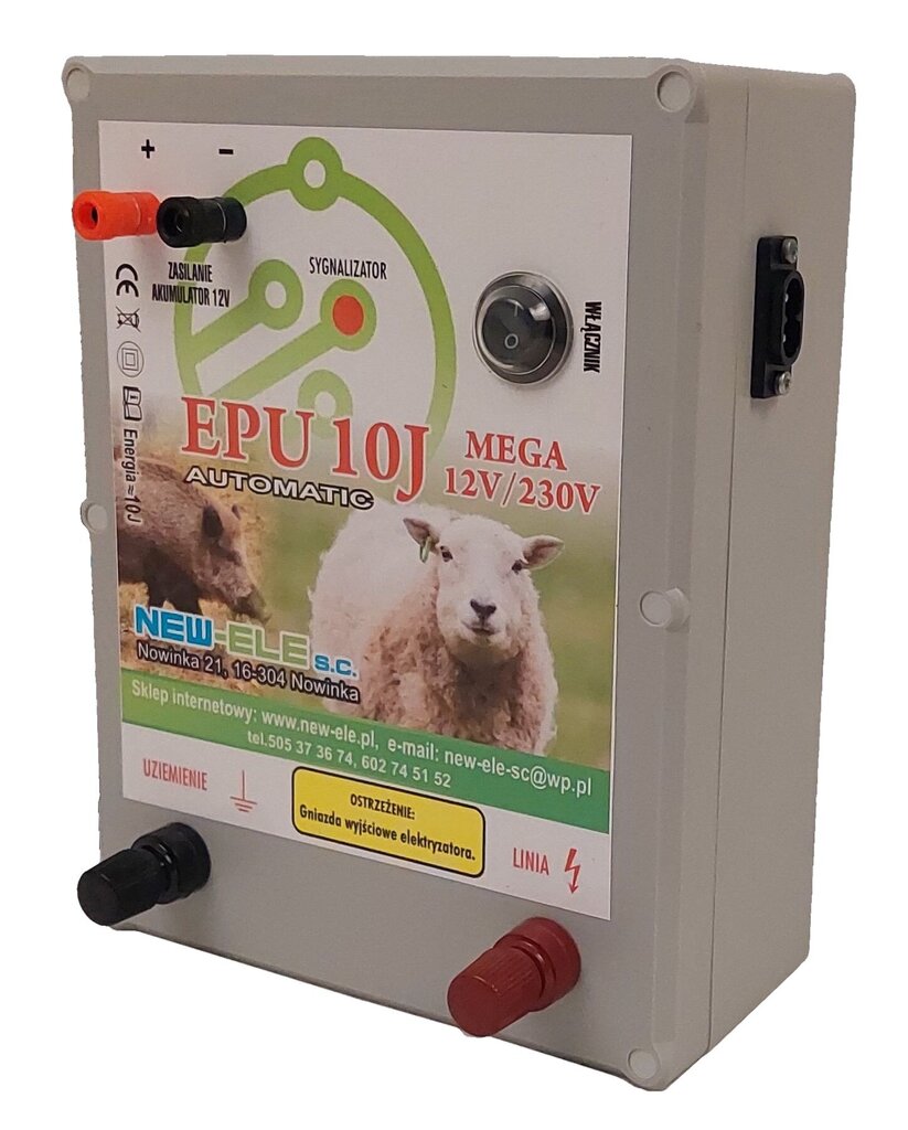 Elektrinis piemuo New-Ele EPU-10J 12/230V kaina ir informacija | Prekės ūkiniams gyvūnams | pigu.lt