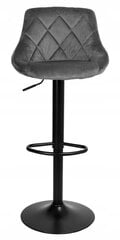 Baro kėdė Cydro 105 cm, pilka kaina ir informacija | Virtuvės ir valgomojo kėdės | pigu.lt