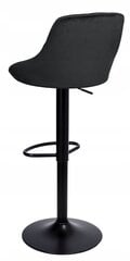 Baro kėdė Cydro 105 cm, juoda kaina ir informacija | Virtuvės ir valgomojo kėdės | pigu.lt
