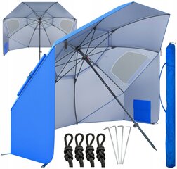 Paplūdimio skėtis - palapinė Campela, 3in1, mėlyna kaina ir informacija | Skėčiai, markizės, stovai | pigu.lt