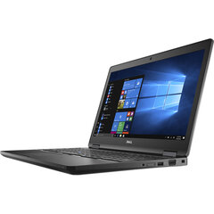 Dell Latitude 5580 Intel Core i7-7600U 16/256GB SSD Windows 11 Pro Black kaina ir informacija | Nešiojami kompiuteriai | pigu.lt