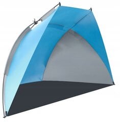 Складная пляжная палатка Carruzo, синяя цена и информация | Палатки | pigu.lt