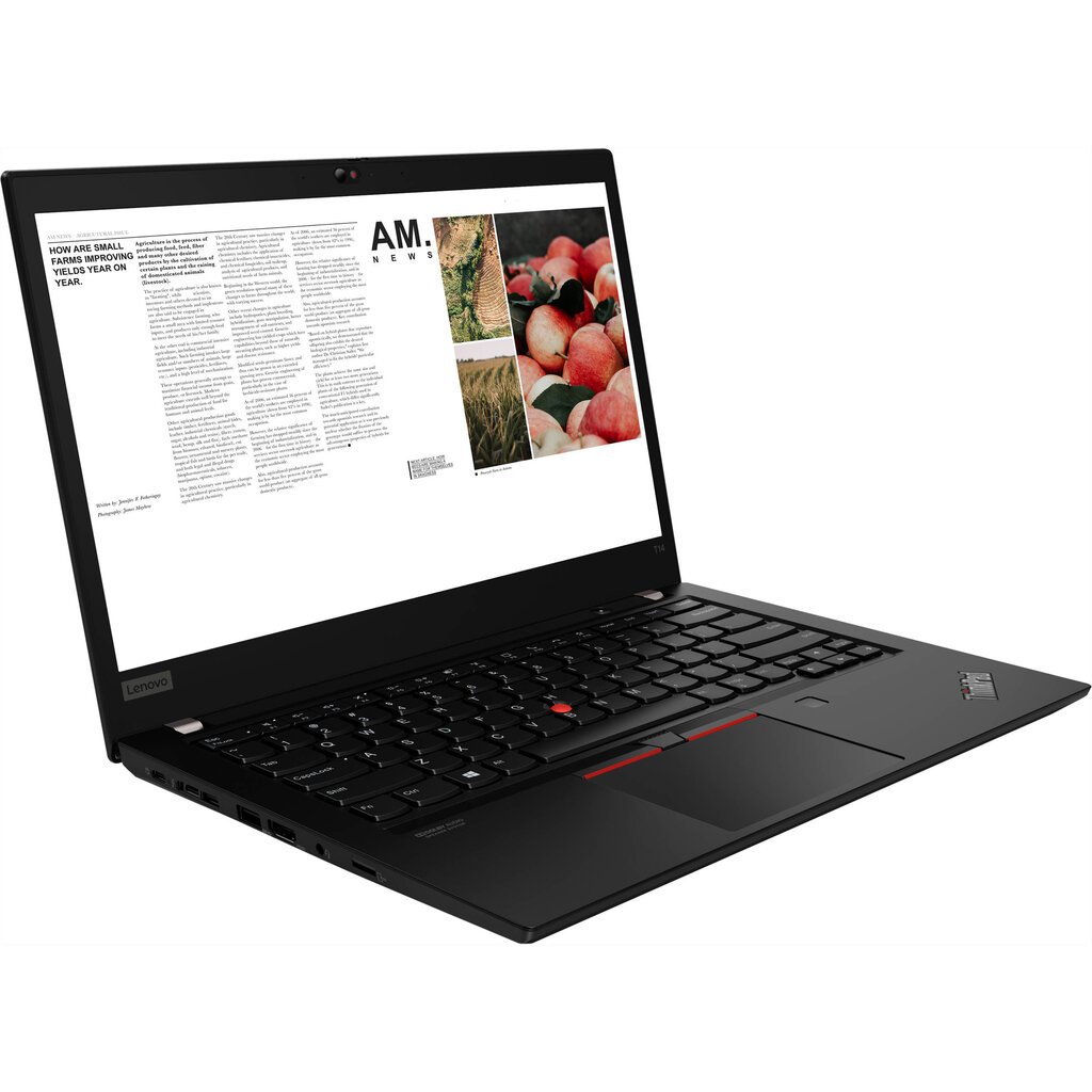 Lenovo Thinkpad T14 Gen 1 (Intel) 14 Intel Core i5-10210U 16/256GB SSD Windows 11 Pro Black Matte цена и информация | Nešiojami kompiuteriai | pigu.lt