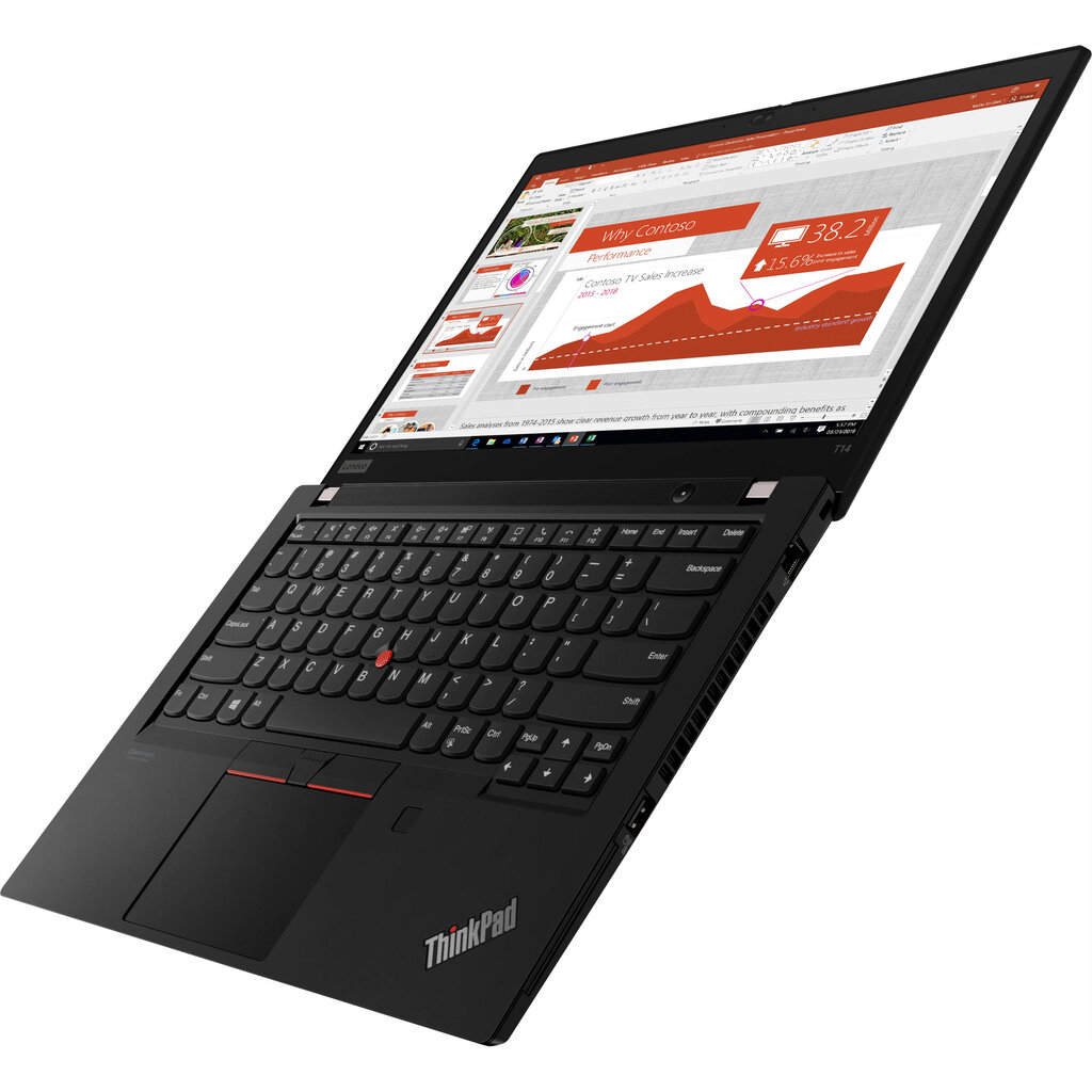 Lenovo Thinkpad T14 Gen 1 (Intel) 14 Intel Core i5-10210U 16/256GB SSD Windows 11 Pro Black Matte цена и информация | Nešiojami kompiuteriai | pigu.lt