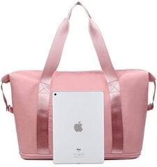 Дорожная сумка F23, розовая цена и информация | Чемоданы, дорожные сумки  | pigu.lt