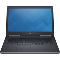 Dell Precision M7710 Intel Core i7-6820HQ 32/512GB SSD Windows 11 Black kaina ir informacija | Nešiojami kompiuteriai | pigu.lt