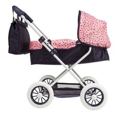 Lėlių vežimėlis su gobtuvu ir krepšiu Arias kaina ir informacija | Žaislai mergaitėms | pigu.lt
