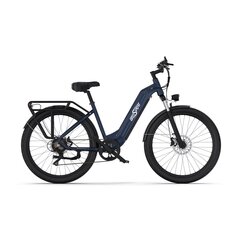 Elektrinis dviratis OneSport OT05, 27,5", 250W, 18,2Ah, mėlynas kaina ir informacija | Elektriniai dviračiai | pigu.lt