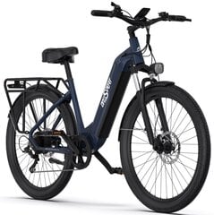 Elektrinis dviratis OneSport OT05, 27,5", 250W, 18,2Ah, mėlynas kaina ir informacija | Elektriniai dviračiai | pigu.lt
