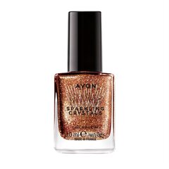 Nagų lakas su blizgučiais Avon Sparkling Crystals, Copper Envy, 10 ml kaina ir informacija | Nagų lakai, stiprintojai | pigu.lt