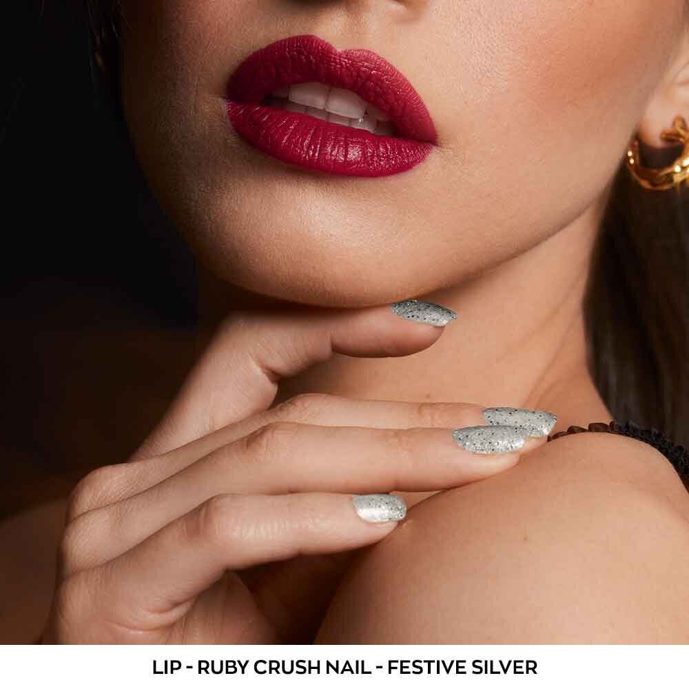 Nagų lakas su blizgučiais Avon Sparkling Crystals, Festive Silver, 10 ml kaina ir informacija | Nagų lakai, stiprintojai | pigu.lt