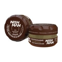 Barzdos ir ūsų formavimo balzamas Nishman Beard & Mustache Styling Balm vyrams, 30 ml kaina ir informacija | Skutimosi priemonės ir kosmetika | pigu.lt