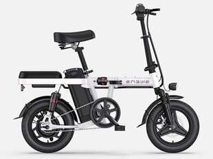 Elektrinis dviratis Engwe T14 14", baltas kaina ir informacija | Elektriniai dviračiai | pigu.lt