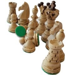 Medinės šachmatų figūros Ambassador kaina ir informacija | Stalo žaidimai, galvosūkiai | pigu.lt